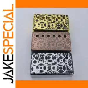 Steampunk Metallic Guitar Pickup Covers Set