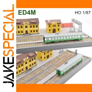 HO Scale Soviet ED4M Trailer Carriage Model