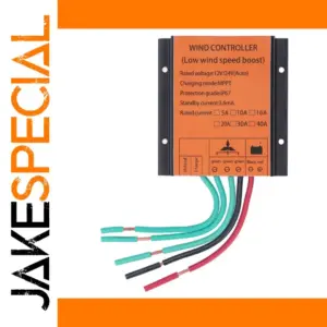 Vibrant Orange Wind Turbine Controller 16A