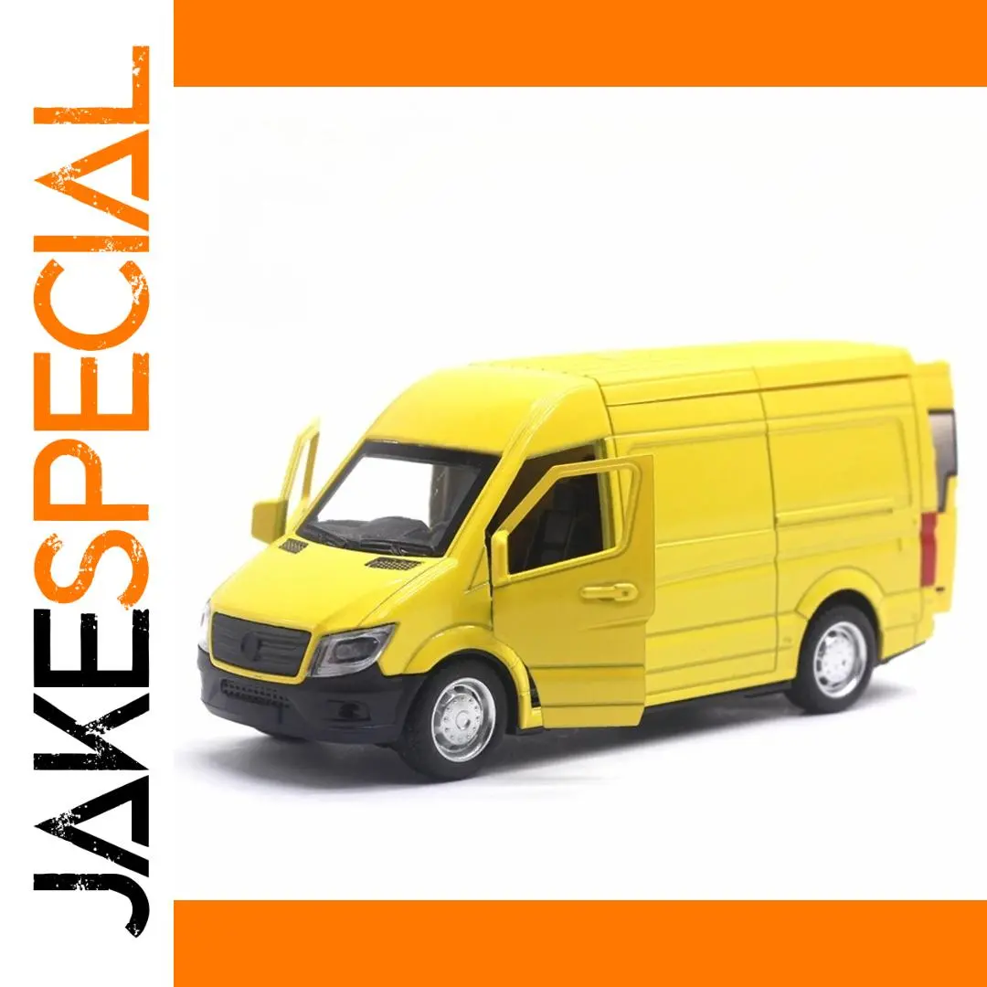 Vivid 1:32 Yellow Sprinter Van Diecast Model 1 Vivid 1:32 Yellow Sprinter Van Diecast Model