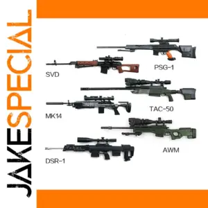 Set of 6 Realistic 1/6 Scale Snipers