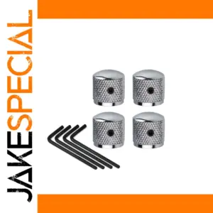 Chrome Dome Guitar Knobs for Electric Guitars
