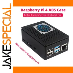 Raspberry Pi 4 Model B Black ABS Case