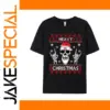Edgy Christmas Skull Unisex T-Shirt