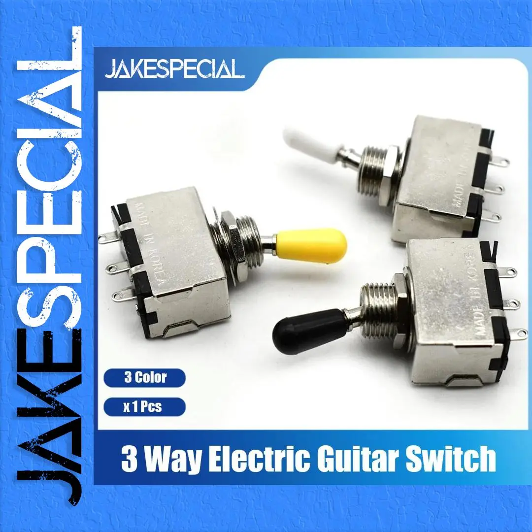 Chrome Box-Style 3-Way Guitar Switch Model 0603 1 Chrome Box-Style 3-Way Guitar Switch Model 0603
