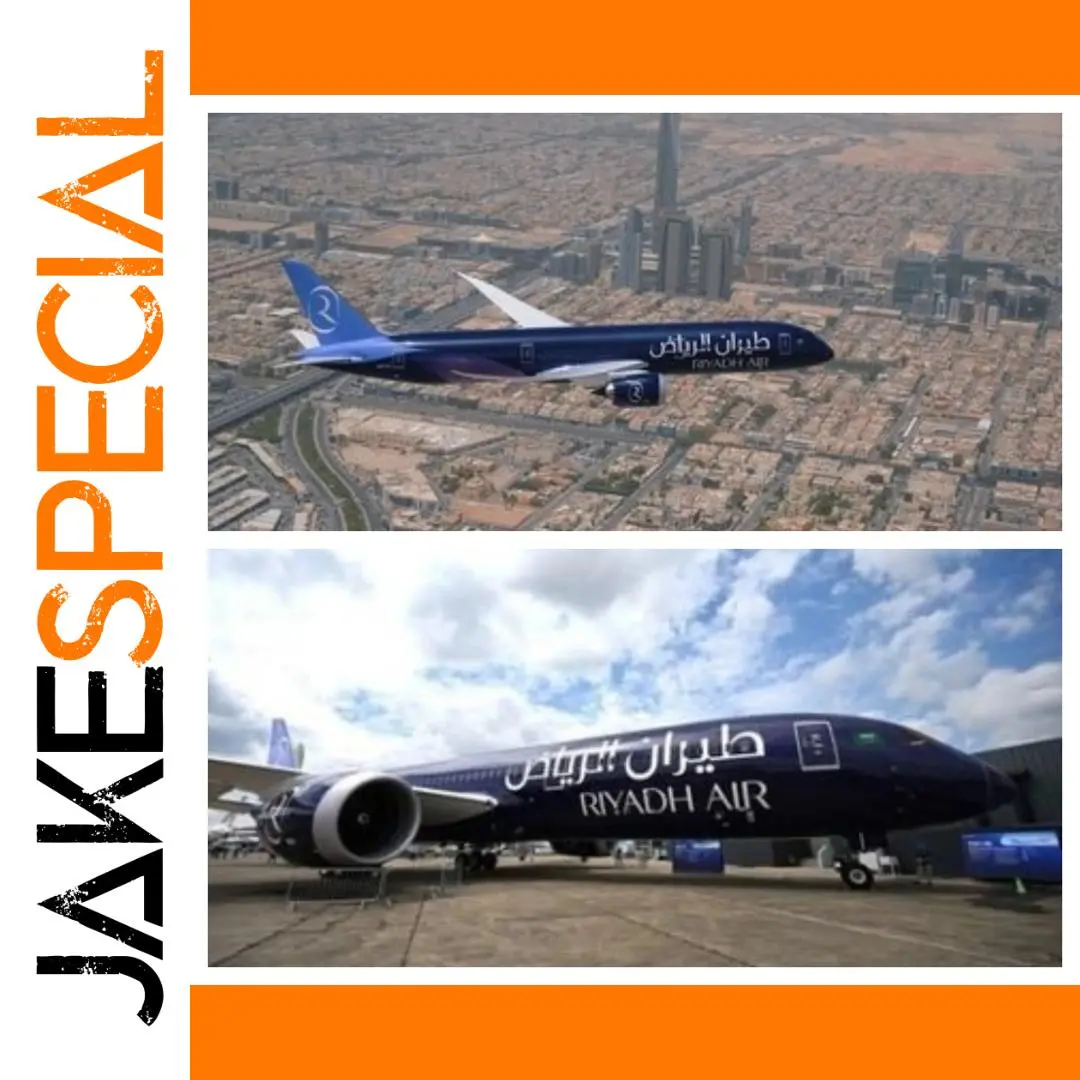 Riyadh Airways B787 Model Display, 47cm 1 Riyadh Airways B787 Model Display, 47cm