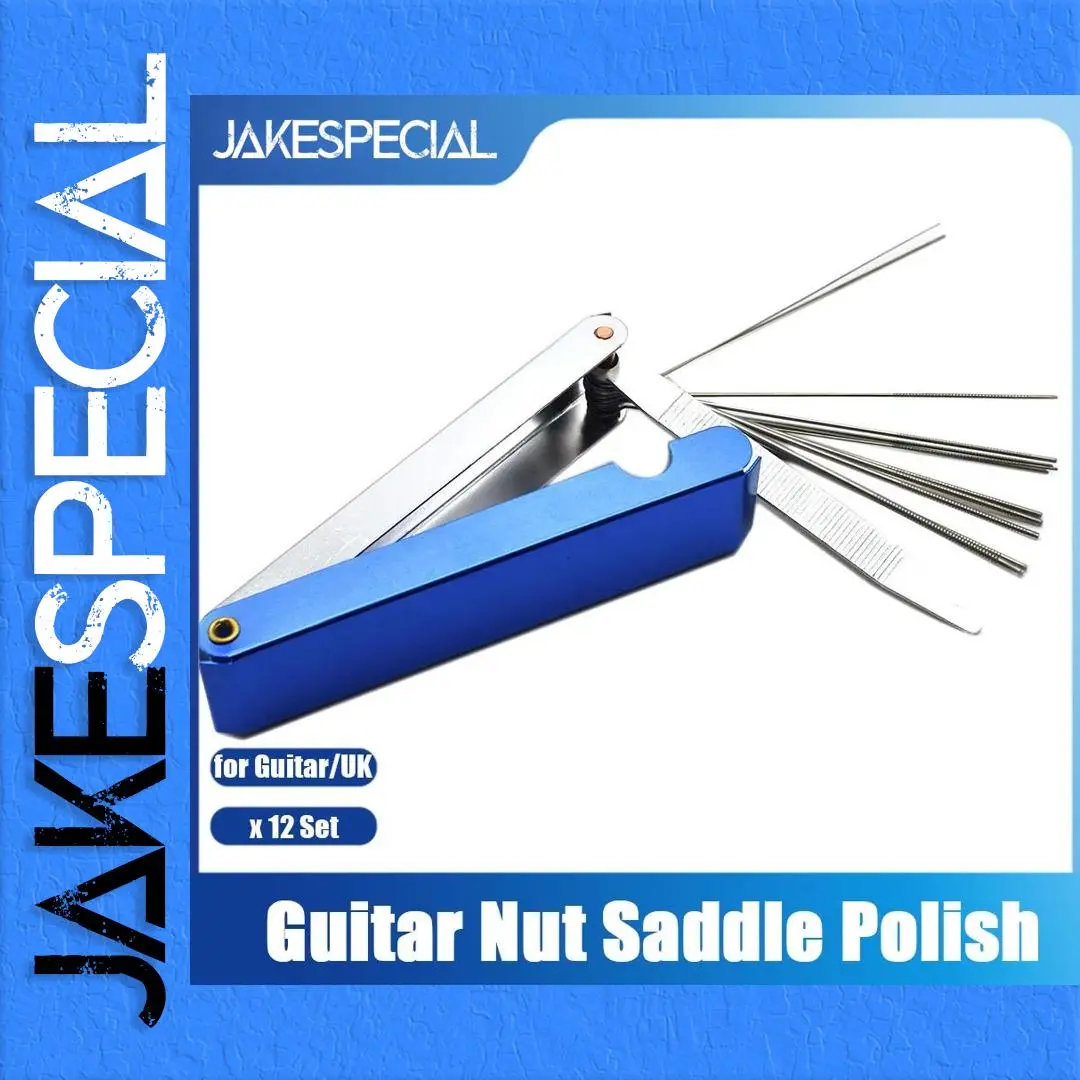 Guitar Filing Set with 12 Stainless Steel Files 1 Guitar Filing Set with 12 Stainless Steel Files