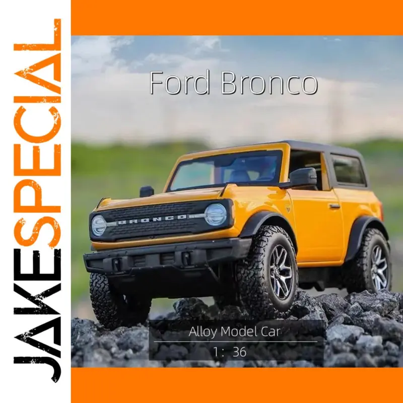 Discover the Authenticity of the Ford Bronco 1:36 Alloy Diecast Model with Sound 1 e33446be383b4cc58b253293 product image
