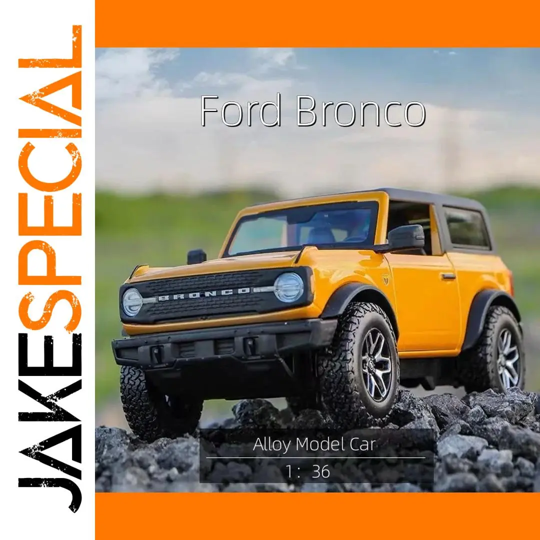 Ford Bronco 1:36 Alloy Diecast Model with Sound 1 Ford Bronco 1:36 Alloy Diecast Model with Sound