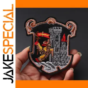 Protecting Castle Knight Embroidered Patch