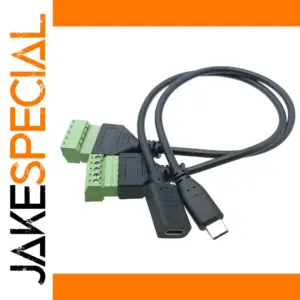 USB Type-C to 5-Pin Solderless Connector Assembly