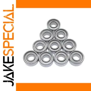 Set of 10 Miniature 684ZZ Ball Bearings