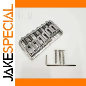 Stainless Steel Fixed Guitar Bridge for Six Strings