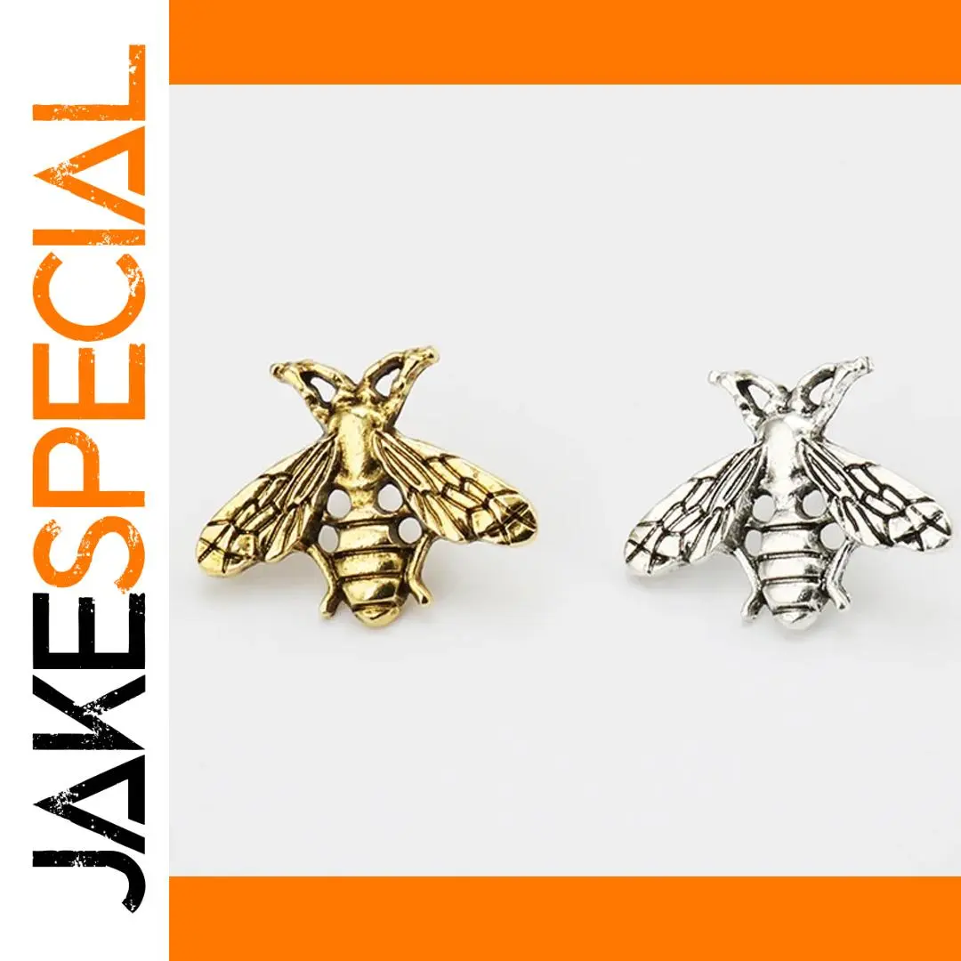 Elegant Bee Lapel Pin in Gold or Silver 1 Elegant Bee Lapel Pin in Gold or Silver