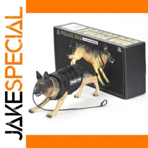 Realistic 1/6 Scale Police Dog Figure