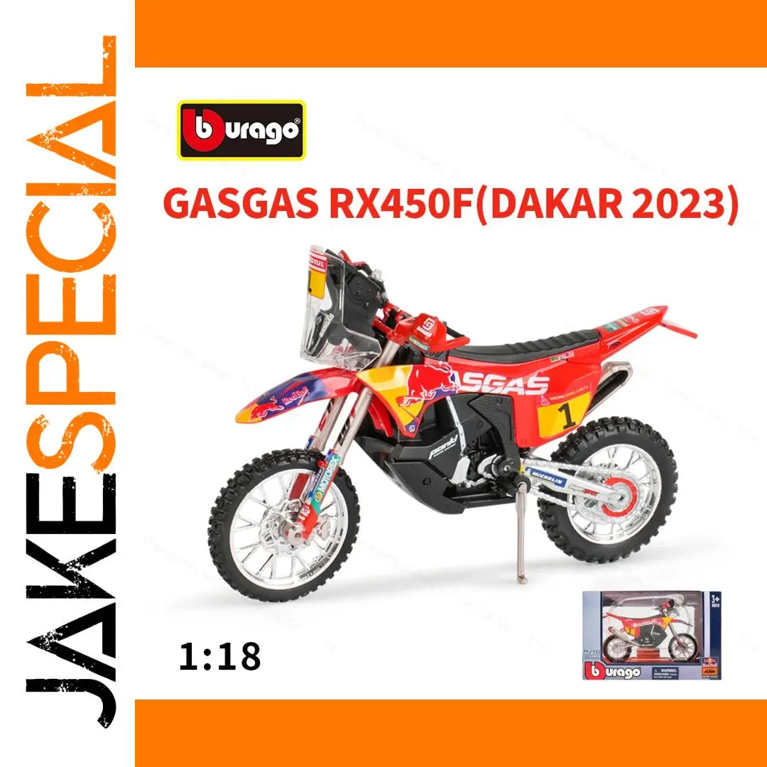 GASGAS RX450F Dakar 2023 Die-Cast Model 1 GASGAS RX450F Dakar 2023 Die-Cast Model