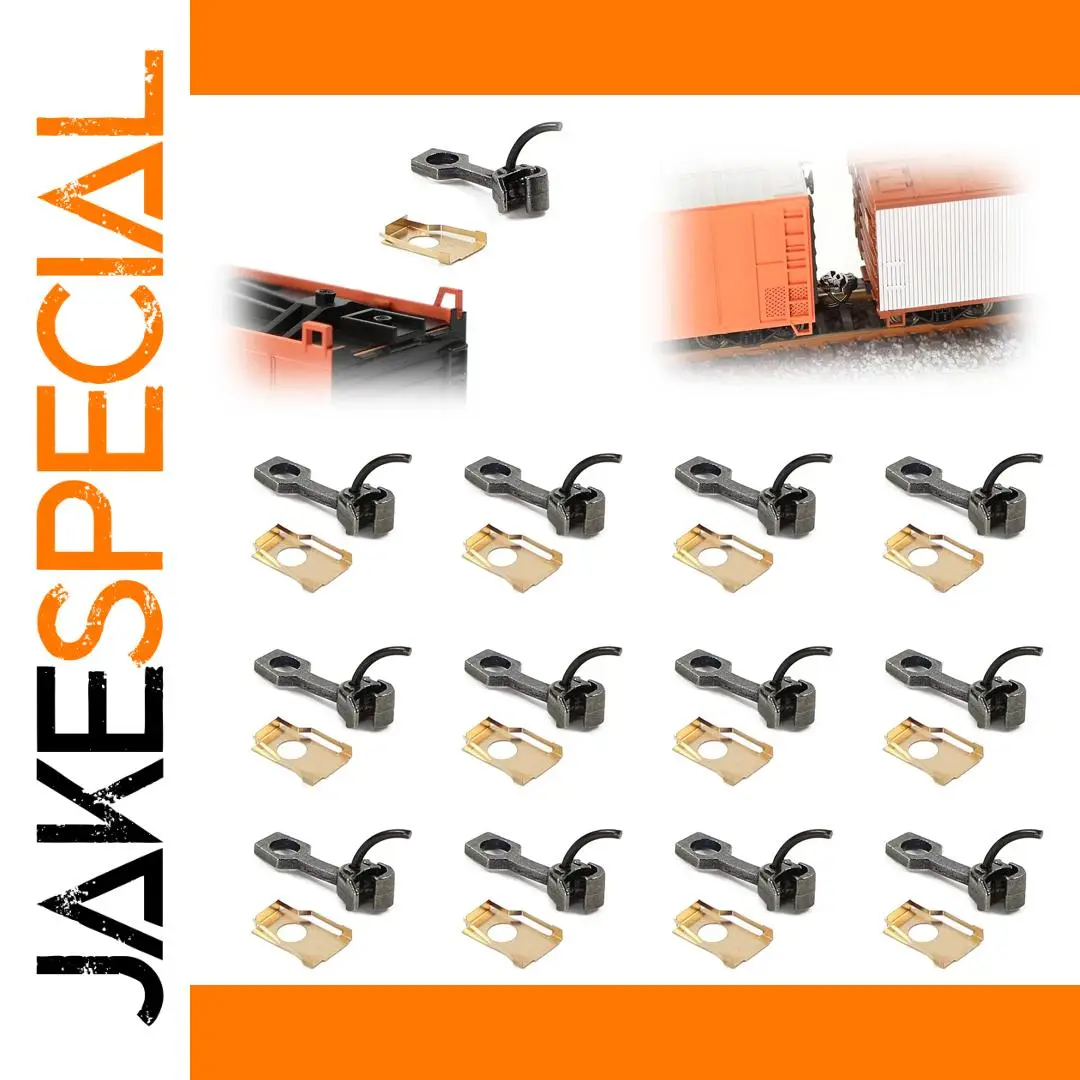 HO Scale Metal Knuckle Couplers Set of 12 1 HO Scale Metal Knuckle Couplers Set of 12