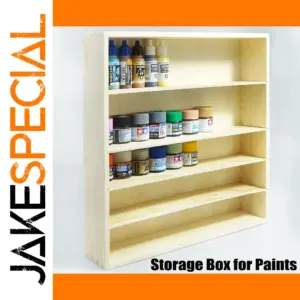 Wooden Storage Rack for Tamiya Paints BD0008
