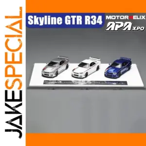 Takara Tomy Nissan Skyline GTR R34 Model Set