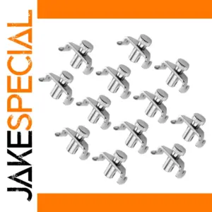 Set of 10 Nickel Steel Fine Tuners for 1/8 Violin