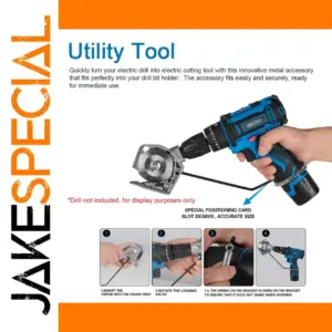 Drill Conversion Fabric Cutter Accessory