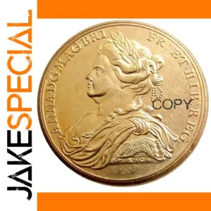Queen Anne Gold Replica Coin for Collectors