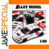 1:32 Scale Alloy Race Car Model in Vibrant Colors