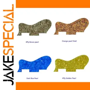 Dot Style Guitar Pickguard with Pearl Finish