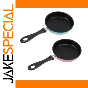Vibrant Blue Mini Stainless Steel Frying Pan