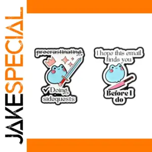 Playful Blue Frog Brooch for Accessories