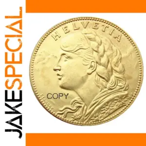 Swiss Patriotic Replica Coin 30mm