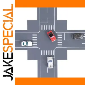 N Scale 1:144 Four-Way Road Set