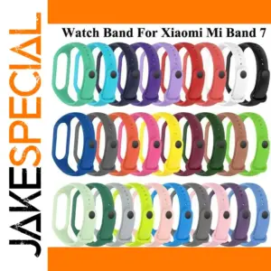Vibrant Silicone Strap for Xiaomi Mi Band 3-7