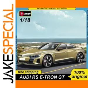 Green RS E-Tron GT 1:18 Diecast Model by Bburago