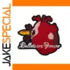 Vivid Heart Bullet PVC Patch for Jackets