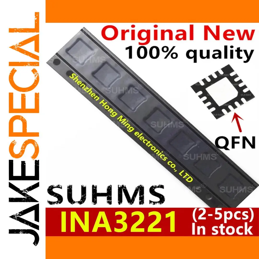 INA3221 QFN-16 Voltage and Current Sensor IC 1 INA3221 QFN-16 Voltage and Current Sensor IC
