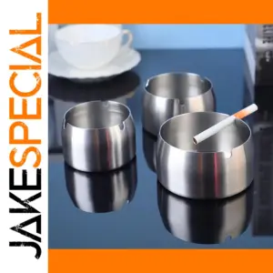 Stainless Steel 9cm Round Ashtray