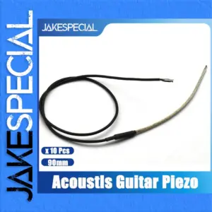 Acoustic Guitar Pickup Set of 10 90mm Piezo Saddles