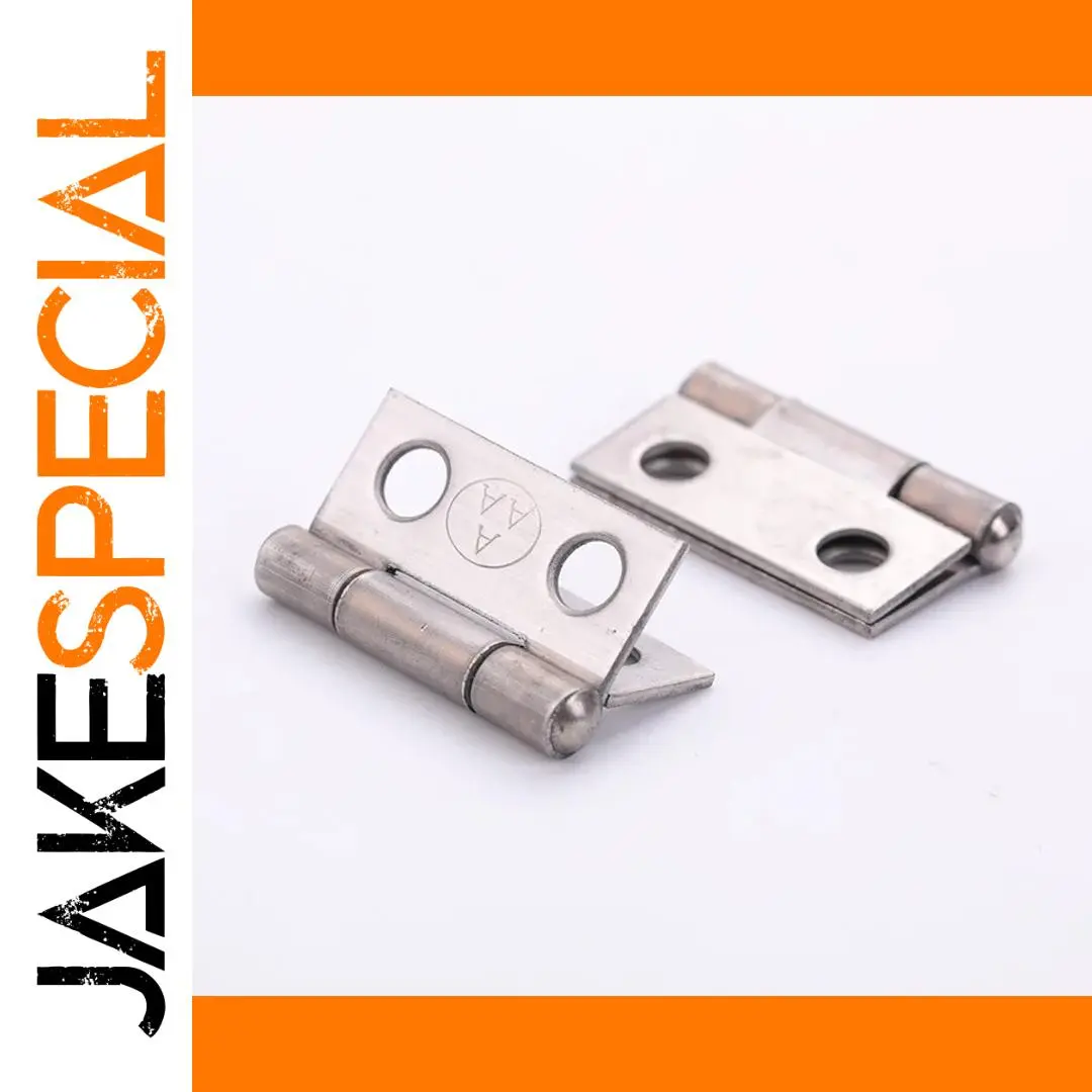 Iron Furniture Hinge 25x25mm Silver Finish 1 Iron Furniture Hinge 25x25mm Silver Finish