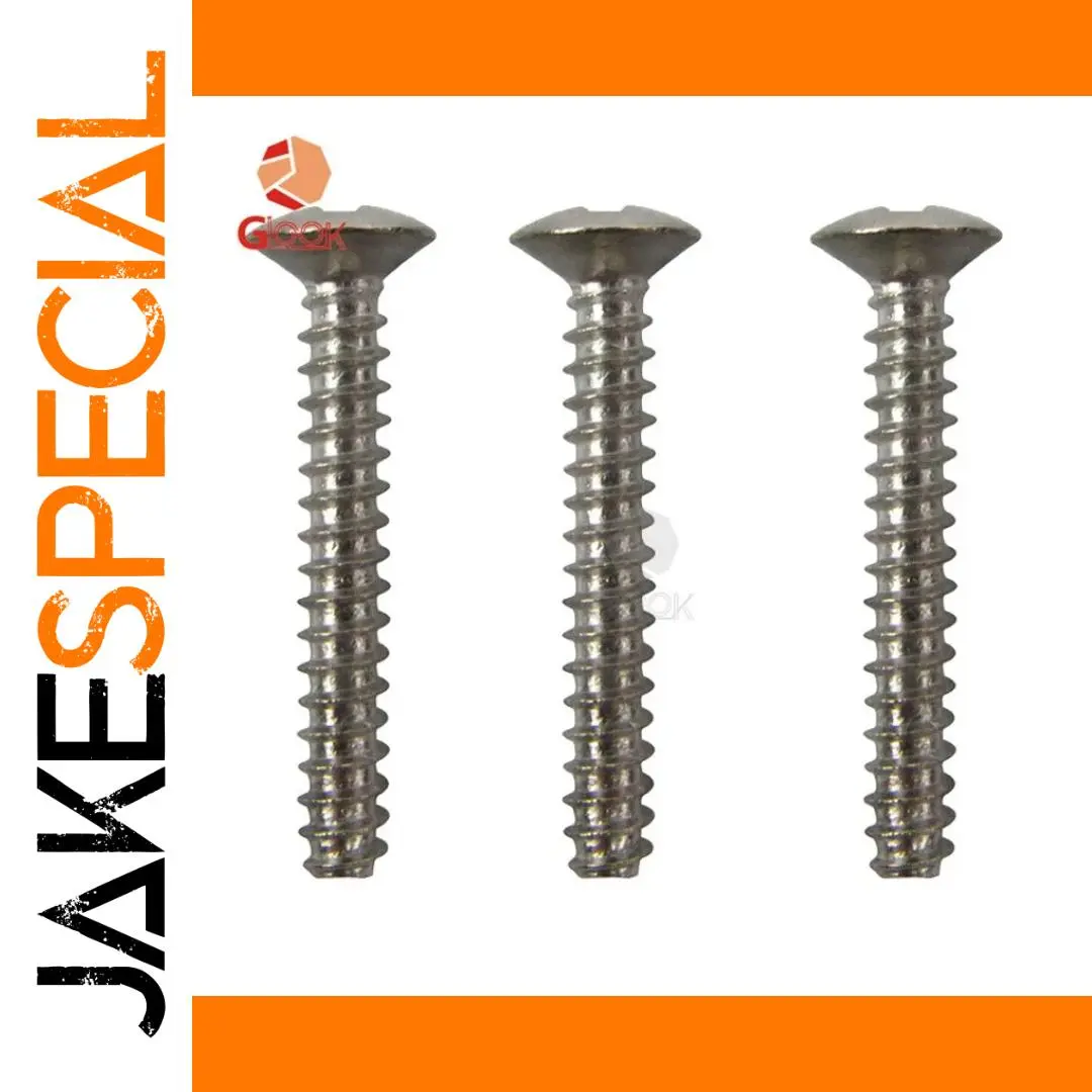 Silver Electric Guitar Pickup Screws, Set of 10 1 Silver Electric Guitar Pickup Screws, Set of 10