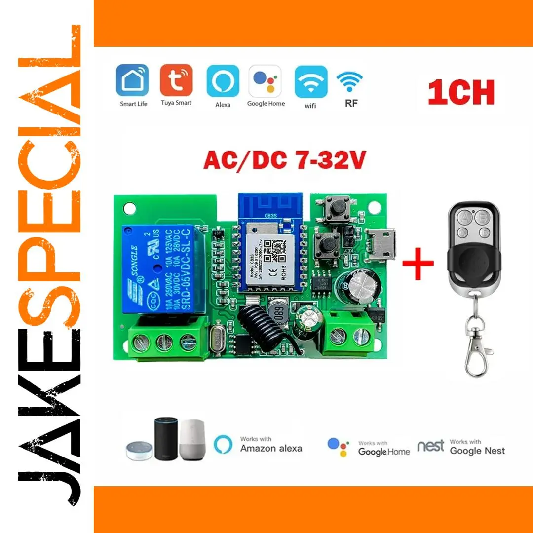 Wi-Fi Smart Garage Opener Switch for Home Automation 1 Wi-Fi Smart Garage Opener Switch for Home Automation