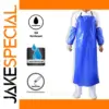 Blue Waterproof PVC Apron & Sleeves Set