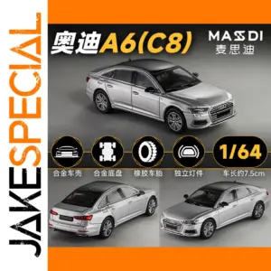 A6L C8 1:64 Scale Diecast Model