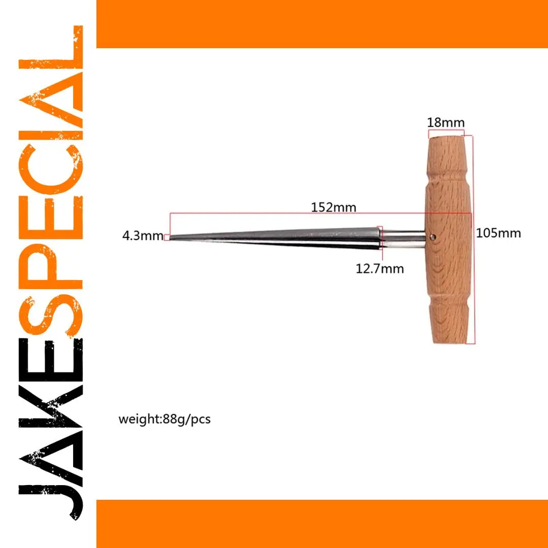 Tapered Bridge Pin Reamer for Guitar Repair 1 Tapered Bridge Pin Reamer for Guitar Repair