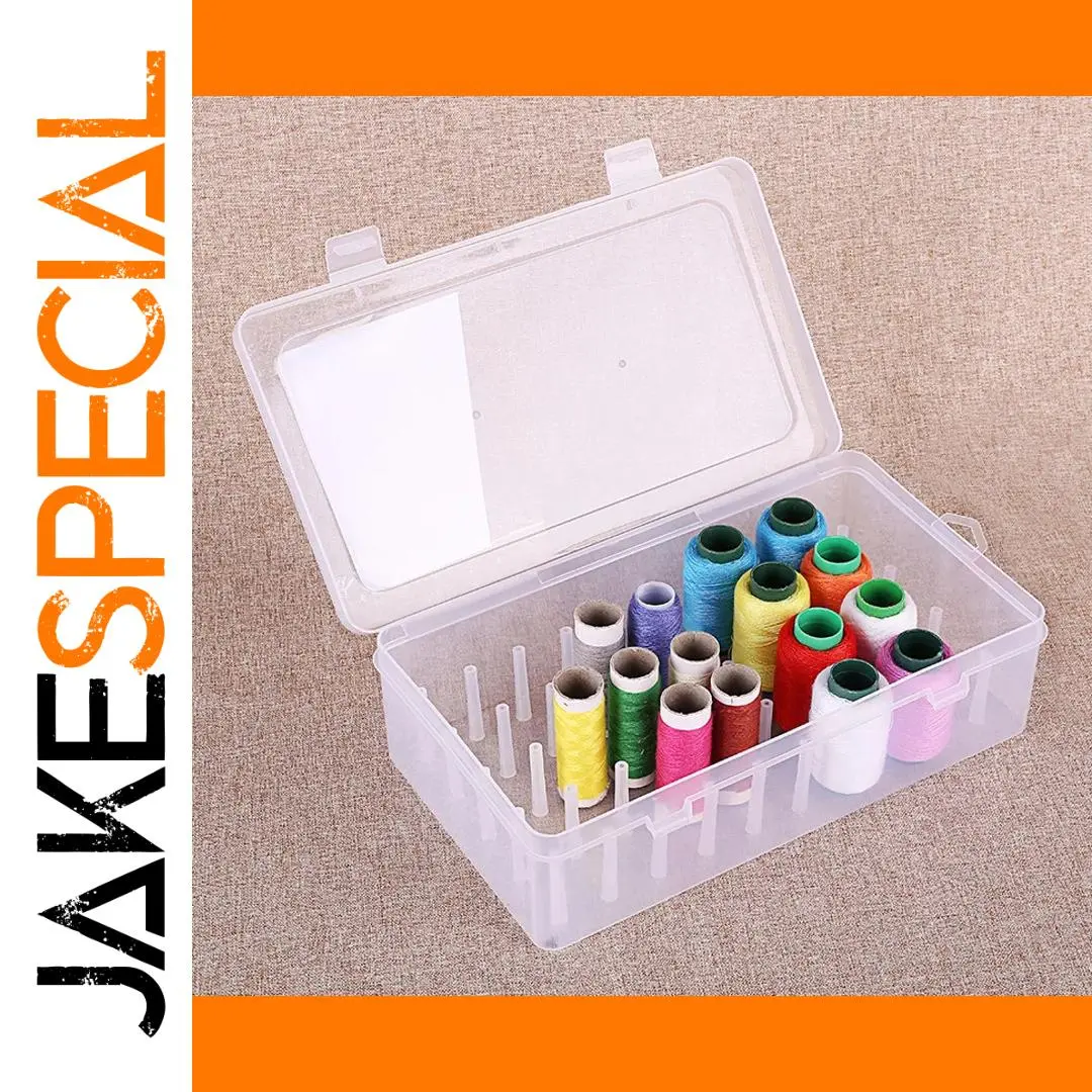 Transparent Sewing Thread Storage Box 1 Transparent Sewing Thread Storage Box