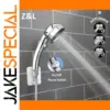 Elegant Silver Z&L 3-Mode Showerhead