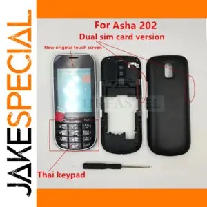 HKFASTEL Nokia Asha 202 Touch Screen & Housing Kit