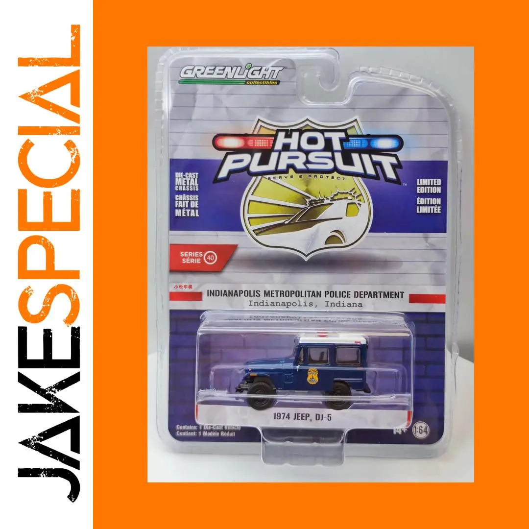 1974 Jeep DJ-5 Police Diecast Model Replica 1 1974 Jeep DJ-5 Police Diecast Model Replica