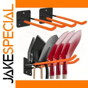 Garage Wall Tool Organizer with Dual Hooks