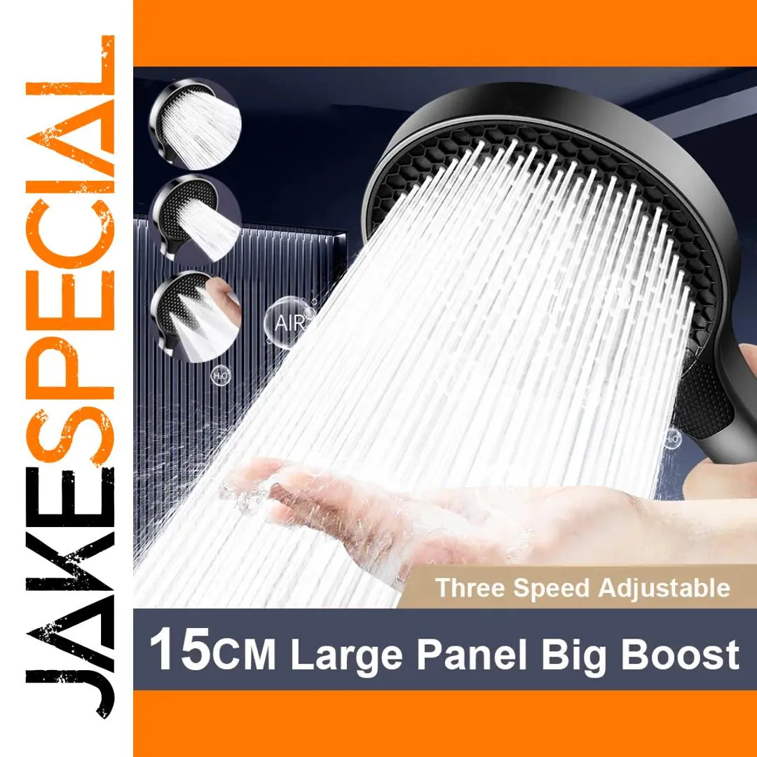 High-Pressure 15cm Rainfall Shower Head 1 High-Pressure 15cm Rainfall Shower Head